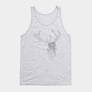 Furry deer Tank Top